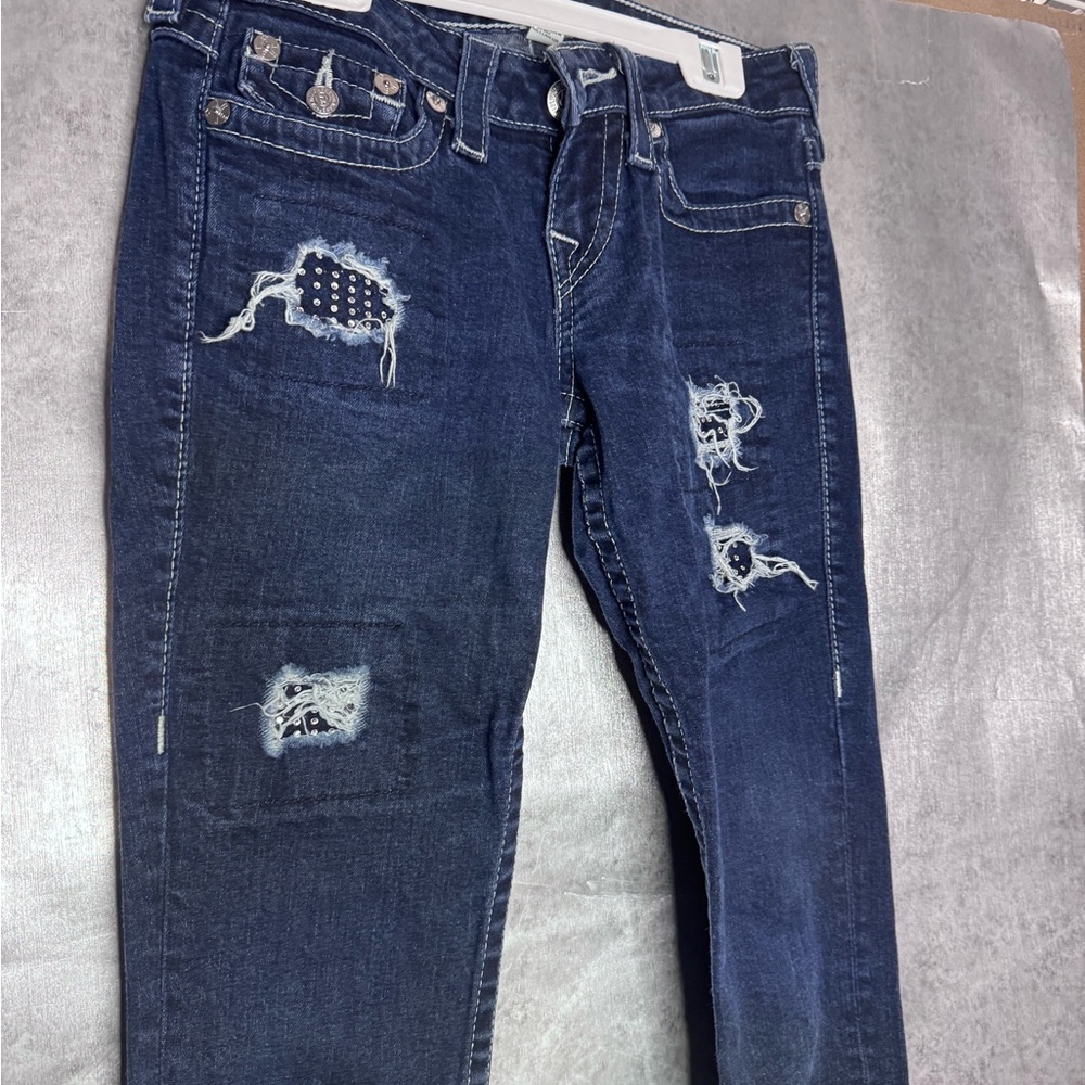 True Religion women’s Trendy Blue Denim Jeans size 26 EUC